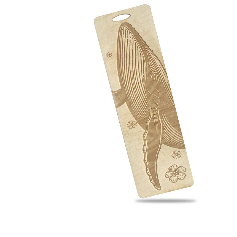 Whale Wooden Bookmark