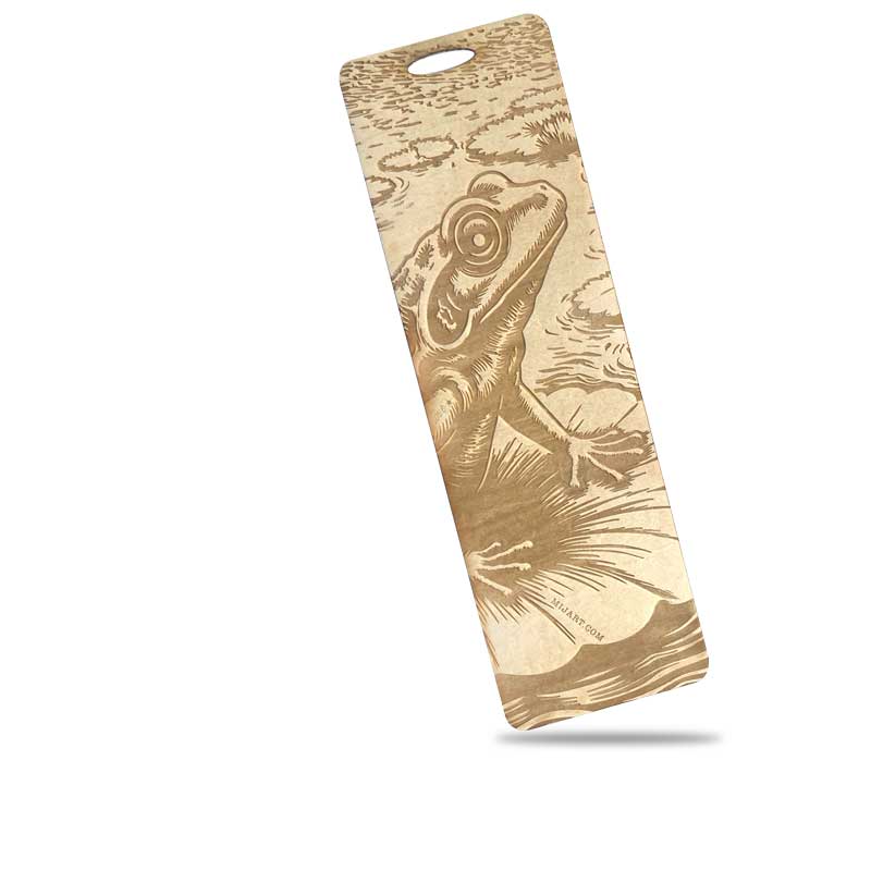 Frog Wooden Bookmark